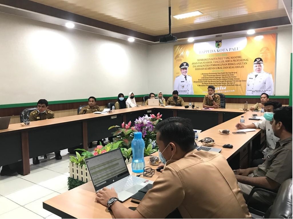 Rapat koordinasi Pembangunan infrastruktur Dalam Kota Palu