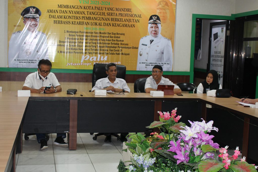 Rapat Persiapan Penyusunan Analisis Tingkat Aksesibilitas Infrastruktur, Sosial, Ekonomi Kelurahan Di Kota Palu Tahun 2022