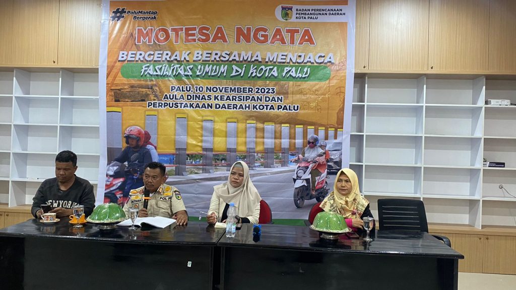 Bergerak Bersama Menjaga Fasilitas Umum di Kota Palu