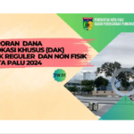 LAPORAN DANA ALOKASI KHUSUS (DAK) FISIK REGULER DAN NON FISIK KOTA PALU 2024